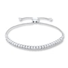 Thumbnail Image 1 of Diamond Bolo Bracelet 1/2 ct tw Round-cut Sterling Silver