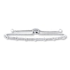 Thumbnail Image 0 of Diamond Bolo Bracelet 3/4 ct tw Round-cut 10K White Gold 9.5"