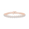 Thumbnail Image 1 of Diamond Bracelet 1 ct tw Round-cut 10K Rose Gold 7.25&quot;