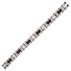 Thumbnail Image 2 of Men's Diamond Bracelet Stainless Steel & Black Carbon Fiber 8.5&quot;