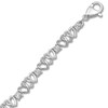 Thumbnail Image 1 of Diamond Heart Bracelet 1/20 ct tw Sterling Silver