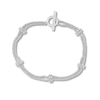 Thumbnail Image 1 of Diamond Bracelet 1/10 ct tw Round-cut Sterling Silver 7.25&quot;