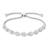 Thumbnail Image 0 of Diamond Bolo Bracelet 1/10 ct tw Round-cut Sterling Silver