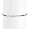 Thumbnail Image 1 of Le Vian Sapphire & 3/8 ct tw Diamond Bolo Bracelet 14K Vanilla Gold