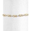 Thumbnail Image 2 of Diamond Infinity Bracelet 1 cttw Baguette & Round 10K Yellow Gold