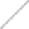 Thumbnail Image 1 of Diamond Infinity Bracelet 1/4 ct tw Round-cut Sterling Silver