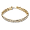 Thumbnail Image 0 of Diamond Bracelet 2 ct tw Round & Baguette 10K Yellow Gold 7"