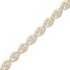 Thumbnail Image 1 of Diamond Bracelet 1/4 ct tw Round-cut 10K Yellow Gold 7"