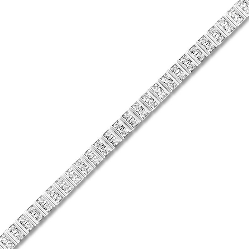 Diamond bracelet 1 3 ct tw round cut sterling silver Diamond Bracelet 1 3 Ct Tw Round Cut Sterling Silver 7 25 Kay Outlet