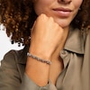 Thumbnail Image 4 of Diamond Heart Bracelet 1/20 ct tw Round-cut Sterling Silver
