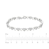 Thumbnail Image 4 of Diamond Heart Bracelet 1/20 ct tw Round-cut Sterling Silver