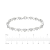 Thumbnail Image 5 of Diamond Heart Bracelet 1/20 ct tw Round-cut Sterling Silver