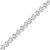 Thumbnail Image 0 of Diamond Bracelet 1/2 ct tw Round-cut Sterling Silver 7.25"