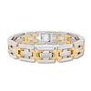 Thumbnail Image 1 of Men's Diamond Bracelet 1/5 ct tw Stainless Steel/Ion-Plating 8.5&quot;