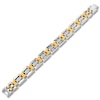 Thumbnail Image 2 of Men's Diamond Bracelet 1/5 ct tw Stainless Steel/Ion-Plating 8.5&quot;