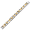 Thumbnail Image 1 of Men's Diamond Bracelet 1/5 ct tw Stainless Steel/Ion-Plating 8.5"