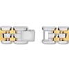 Thumbnail Image 3 of Men's Diamond Bracelet 1/5 ct tw Stainless Steel/Ion-Plating 8.5&quot;