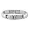 Men's Diamond Bracelet 1/10 ct tw Round-cut Stainless Steel 8.5"