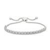 Thumbnail Image 1 of Diamond Bolo Bracelet 1/10 ct tw Round-cut Sterling Silver 9.5&quot;