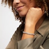 Thumbnail Image 3 of Diamond Bolo Bracelet 1/10 ct tw Round-cut Sterling Silver 9.5&quot;