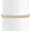 Diamond Bolo Bracelet 1 ct tw Round-cut 10K Yellow Gold 9.5"
