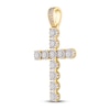 Thumbnail Image 2 of Men’s Diamond Cross Pendant 2-1/2 ct tw 10K Yellow Gold