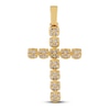 Thumbnail Image 3 of Men’s Diamond Cross Pendant 2-1/2 ct tw 10K Yellow Gold