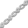 Diamond Bracelet 1 ct tw Sterling Silver 7.25"
