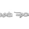 Diamond Bracelet 1 ct tw Sterling Silver 7.25"