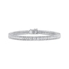 Thumbnail Image 0 of Diamond Tennis Bracelet 1 ct tw Sterling Silver 7"