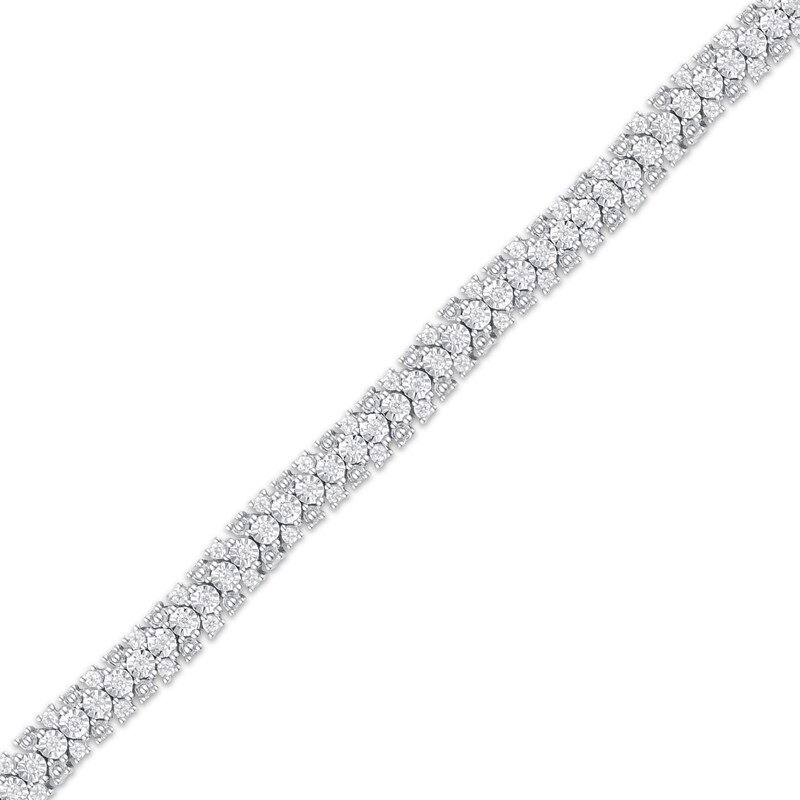 Main Image 2 of Diamond Tennis Bracelet 1 ct tw Sterling Silver 7&quot;