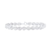 Thumbnail Image 2 of Diamond Bracelet 1/6 ct tw Sterling Silver 7.5&quot;