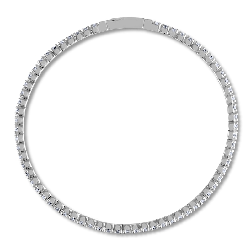 Main Image 2 of Diamond Bangle Bracelet 2 ct tw 10K White Gold