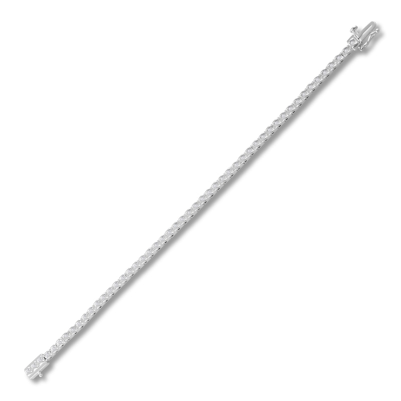 Main Image 2 of Diamond Bracelet 1/2 ct tw Sterling Silver 7&quot;