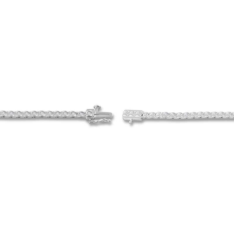 Main Image 3 of Diamond Bracelet 1/2 ct tw Sterling Silver 7&quot;