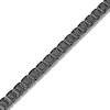 Thumbnail Image 2 of Men's Black Diamond Bracelet 1/2 ct tw Stainless Steel/Black Ion Plating 8.5&quot;