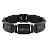 Thumbnail Image 0 of Men's Black Diamond Bracelet 1 ct tw Stainless Steel/Black Ion Plating 8.5"