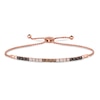 Le Vian Diamond Bolo Bracelet 1-3/8 ct tw 14K Strawberry Gold 9.5"