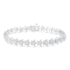 Thumbnail Image 1 of Diamond Star Fashion Bracelet 1/2 ct tw Sterling Silver 7.25&quot;