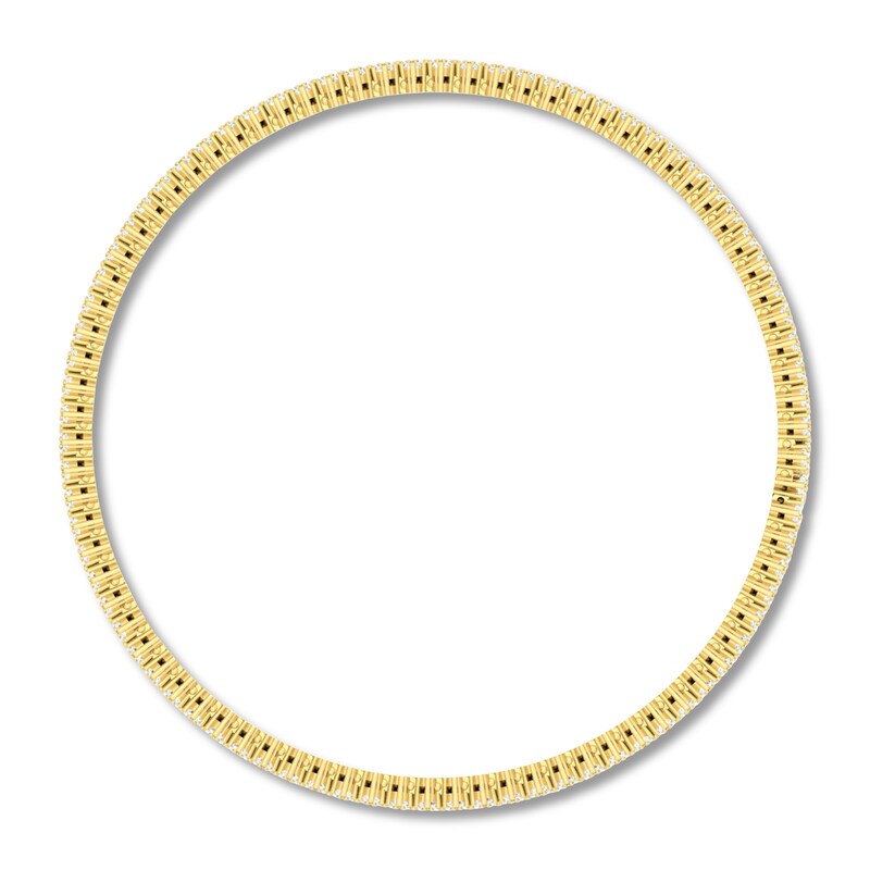 Main Image 2 of Diamond Fashion Bracelet 3 ct tw 10K Yellow Gold 7&quot;