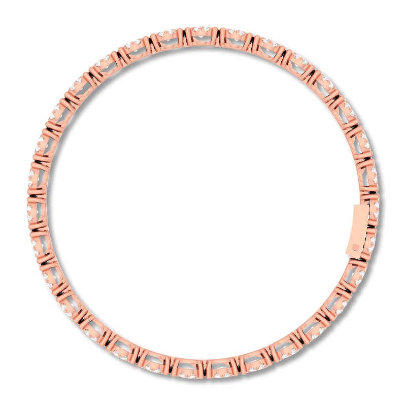 Diamond Fashion Bracelet 5 ct tw 10K Rose Gold 7"