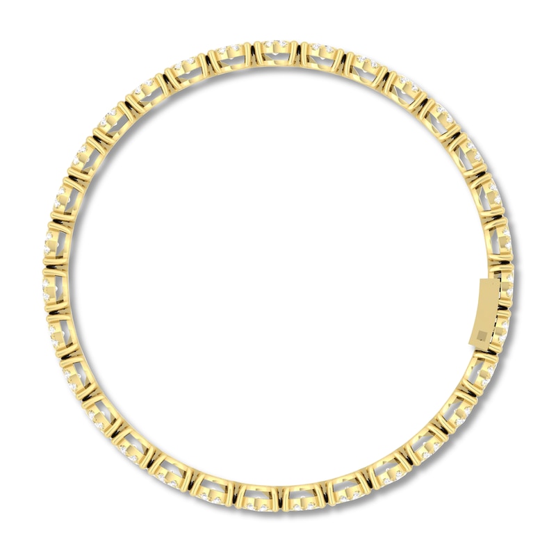 Main Image 2 of Diamond Fashion Bracelet 5 ct tw 10K Yellow Gold 7&quot;