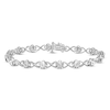 Thumbnail Image 0 of Diamond Bracelet 1/10 ct tw Round-cut Sterling Silver 7.5"