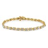 Thumbnail Image 0 of Diamond Bracelet 1/2 ct tw Round-cut 10K Yellow Gold 7.5"