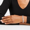 Thumbnail Image 2 of Diamond Fashion Bracelet 1/2 ct tw Sterling Silver 7"
