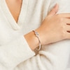 Thumbnail Image 1 of Diamond Heart Bangle Bracelet Sterling Silver