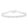 Thumbnail Image 1 of Diamond Fashion Bracelet Sterling Silver 7.25&quot;