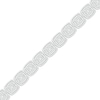 Thumbnail Image 1 of Diamond Cushion Line Bracelet 1 ct tw Round-cut 10K White Gold 7.25"