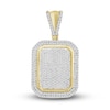 Thumbnail Image 1 of Men's Diamond Cushion-Shaped Pendant 1 ct tw 10K Yellow Gold
