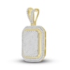 Thumbnail Image 2 of Men's Diamond Cushion-Shaped Pendant 1 ct tw 10K Yellow Gold